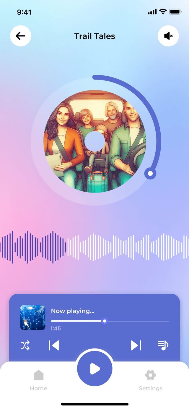 TrailTales Features View